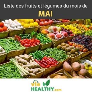 Liste fruits legumes mai